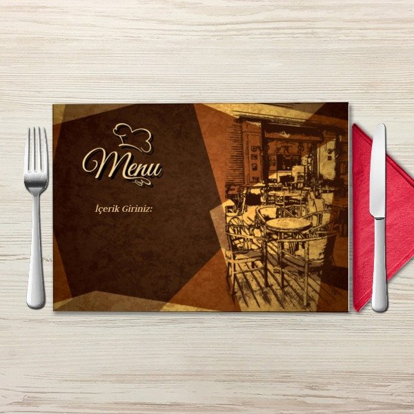 Cafe Menu online tasarla