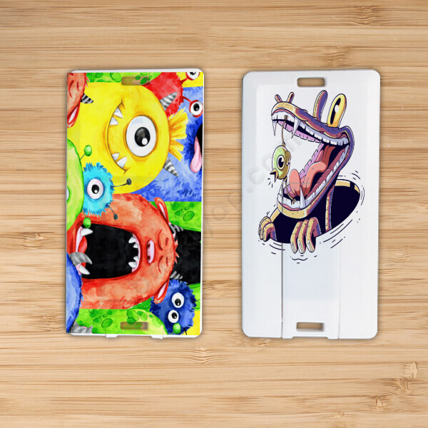 Canavar Tasarım Mini Kart Usb Flash Bellek online tasarla