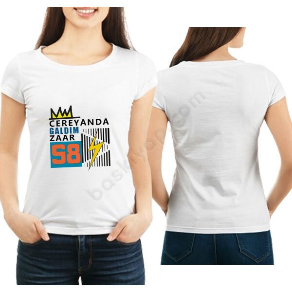 Cereyanda Galdım Zaar Tasarımlı Tişört online tasarla