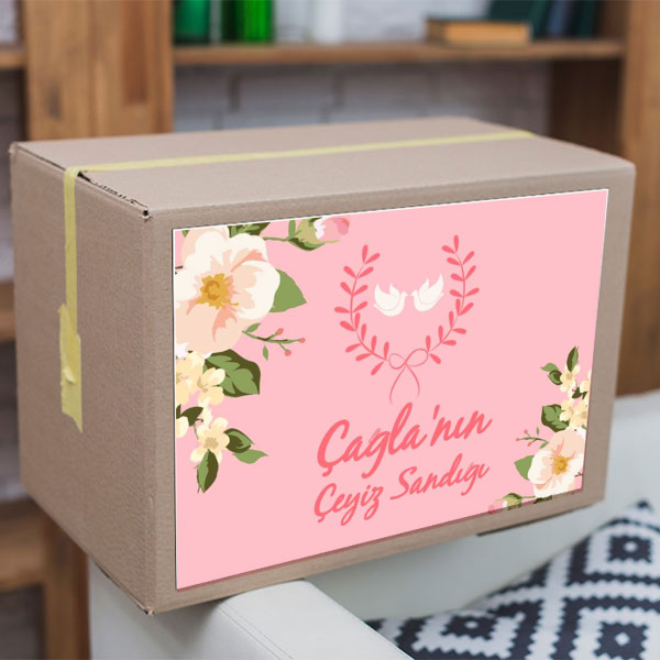 Çeyiz Kutusu Etiket online tasarla