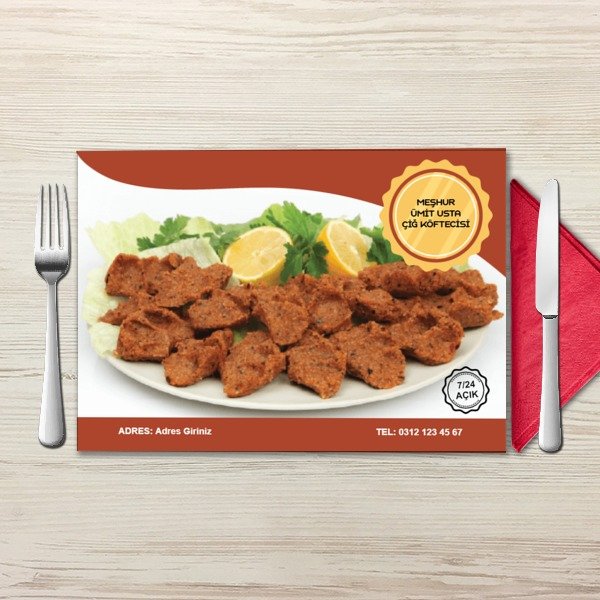 Çiğ Köfteci online tasarla