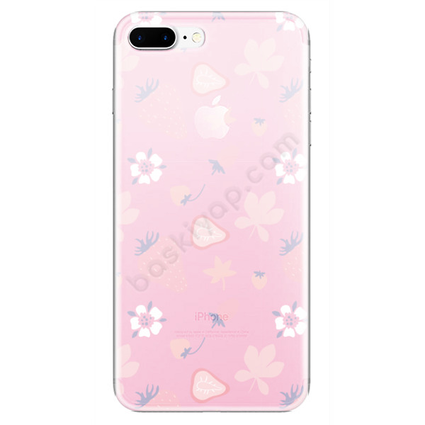 Çilek Tasarım Baskılı Iphone 7 Plus Kılıf online tasarla