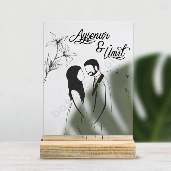 Çitflere Özel Pleksi Masaüstü Stand online tasarla