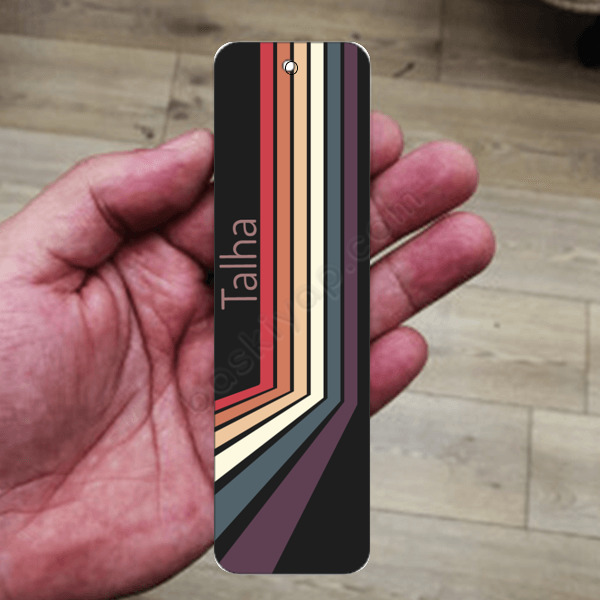 Çizgili Kitap Ayracı online tasarla