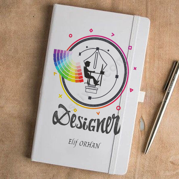 Cmyk Renk Temalı Grafikere Hediye Ajanda online tasarla