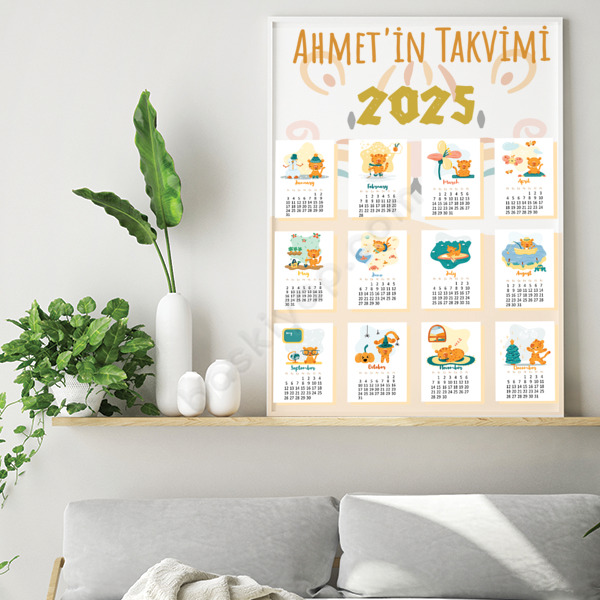 Çocuk 2023 Takvimi 5 online tasarla