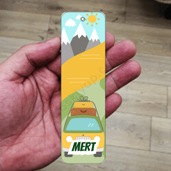 Çocuklar İçin 2 Tasarım Metal Kitap Ayracı online tasarla