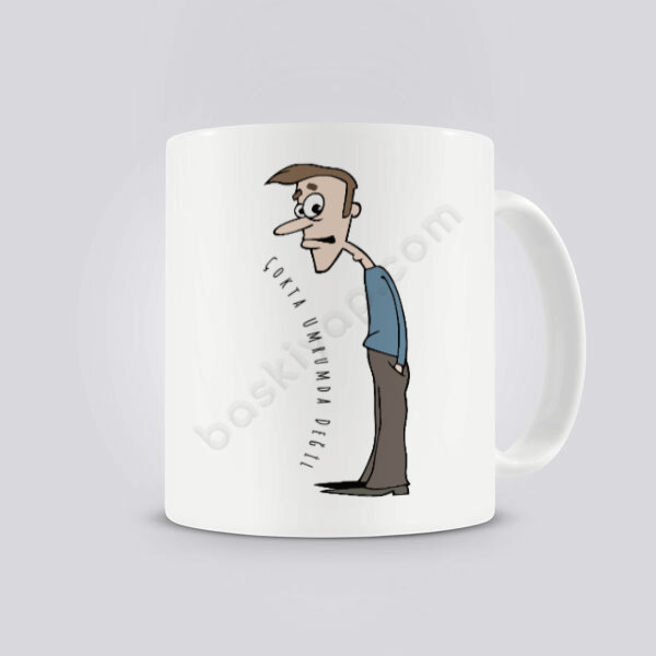 Çokta Umrumda Değil Baskılı Kupa Bardak online tasarla