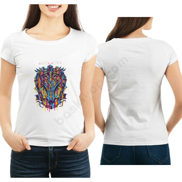 Colorful Ornamnet Tişört online tasarla