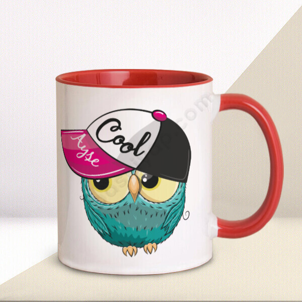 Cool Sevimli Baykuş Kupa Bardak online tasarla