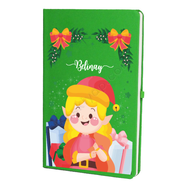 Cüce Tasarımlı Tasarımlı Yeşil Ajanda Defter – Tarihsiz Çizgili Yeşil Ajanda/Defter 13X21Cm tasarımı