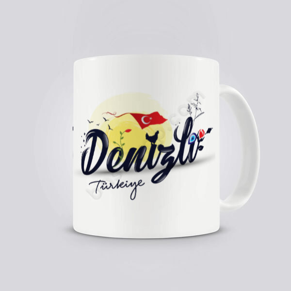Denizli Tasarımlı Kupa Bardak online tasarla