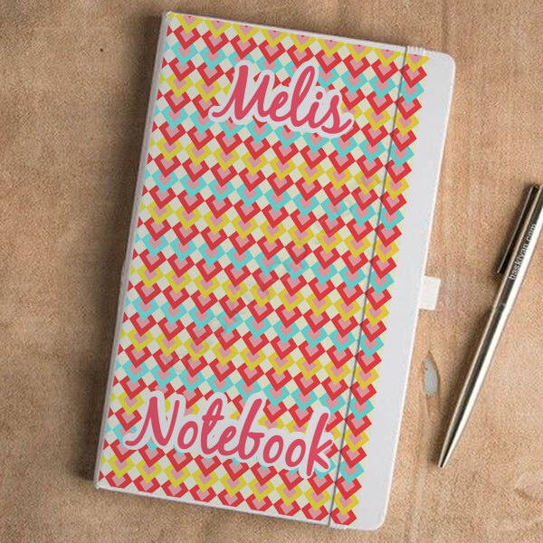 Desenli 11 Beyaz Ajanda online tasarla