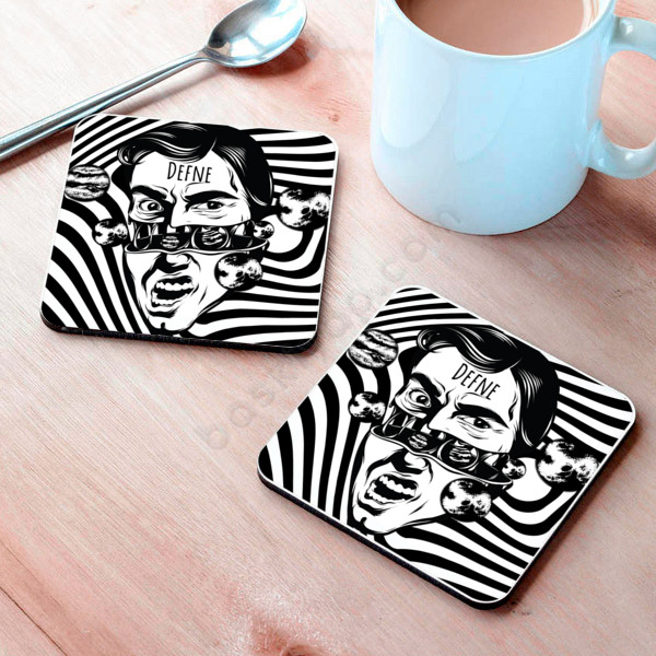 Desenli Bardak Altlığı 4 online tasarla