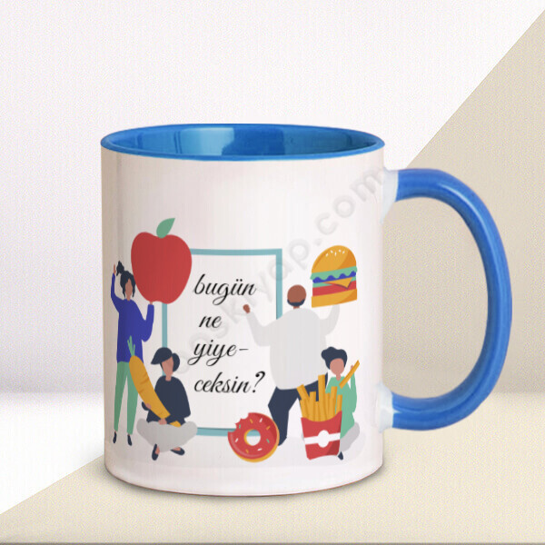 Diet Sağlıklı Beslenme Tasarımlı Kupa Bardak online tasarla