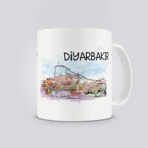 Diyarbakır Tasarımlı Kupa Bardak online tasarla