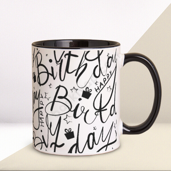 Doğumgünü Tasarımlı Beyaz Kupa online tasarla