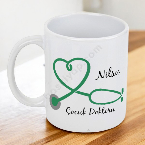 Doktor Temalı Beyaz Kupa 2 online tasarla