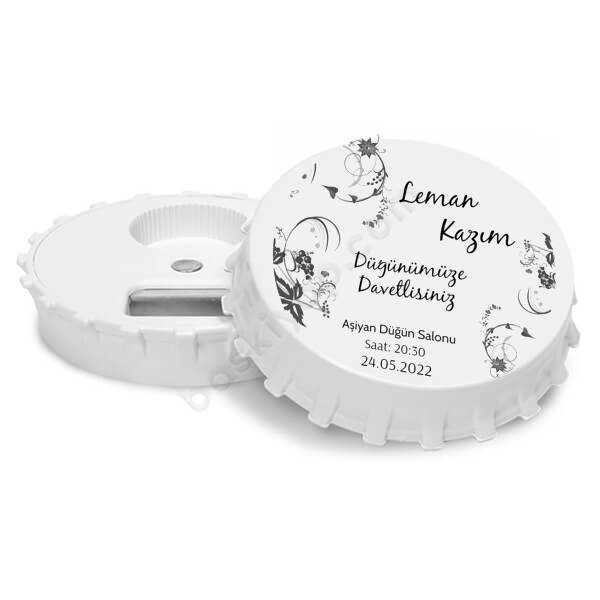 Düğün Davetiyesi Mıknatıslı Açacak online tasarla