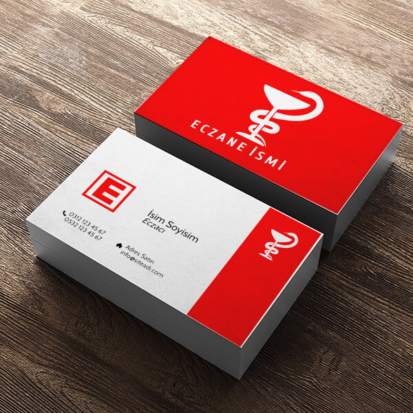 Eczane Kartvizit online tasarla