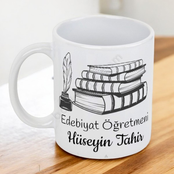 Edebiyat Öğretmeni Tasarım Kupa online tasarla