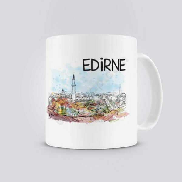 Edirne Tasarımlı Kupa Bardak online tasarla