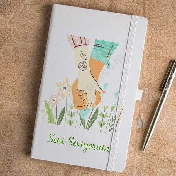 El Ele Sevgili Tasarımlı Ajanda online tasarla