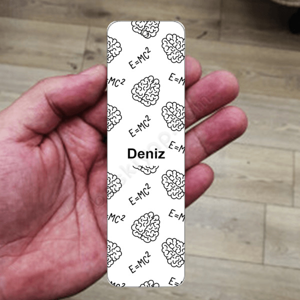 Emc2 Tasarım Metal Kitap Ayracı online tasarla