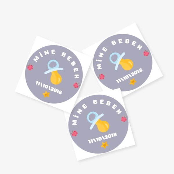 Emzikli Sticker online tasarla