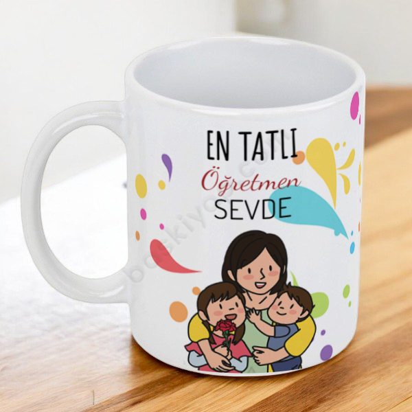 En Tatlı Öğretmen Tasarımlı Kupa online tasarla