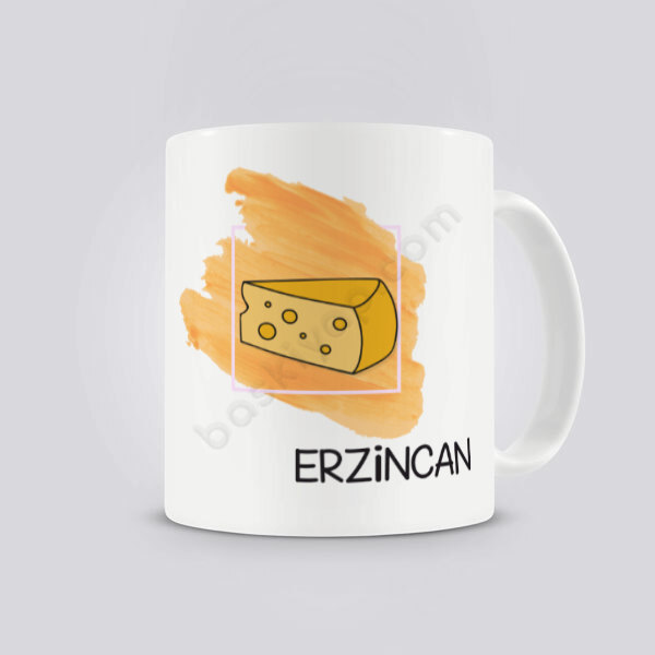 Erzincan Tasarımlı Kupa Bardak online tasarla