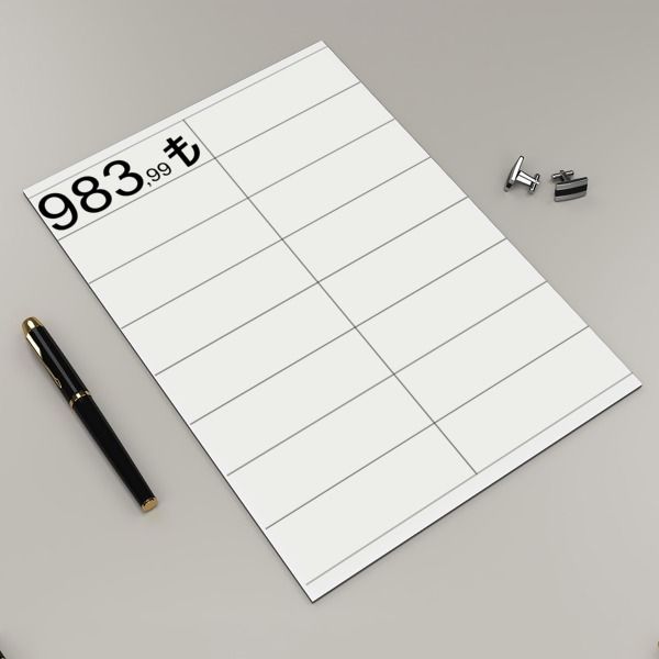 Fiyat online tasarla