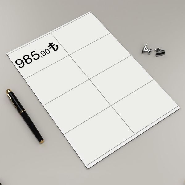 Fiyat online tasarla