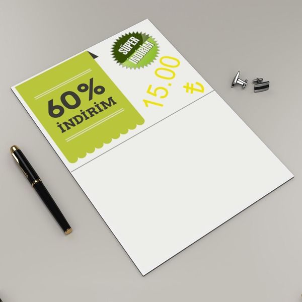 İndirim online tasarla