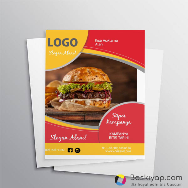 Ev Yapımı Hamburgerci online tasarla