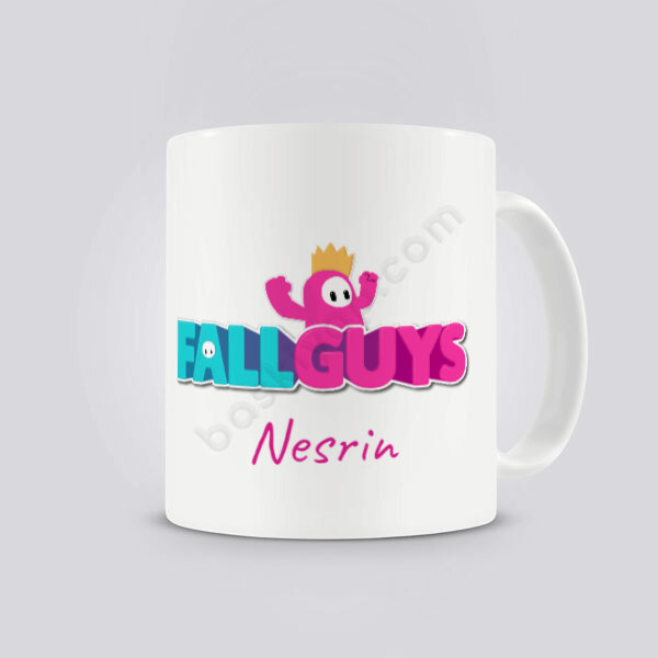 Fall Guys Logolu Kendin Tasarla Baskılı Kupa online tasarla