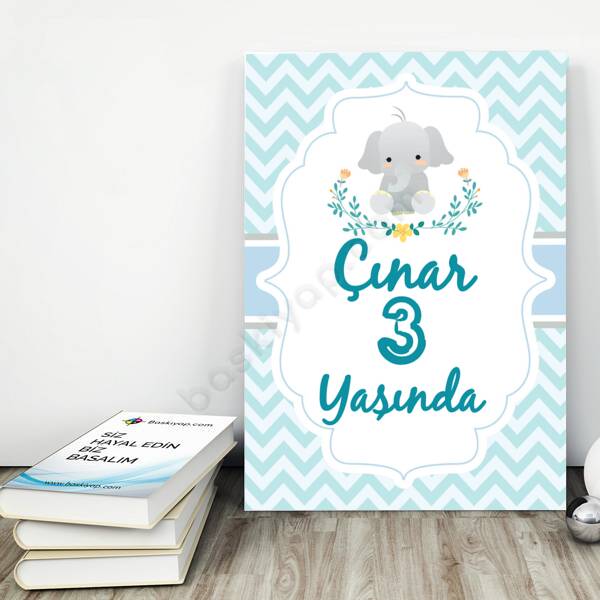 Fil Tasarımlı Afiş online tasarla