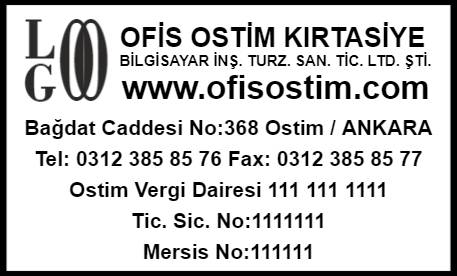 Firma Kaşesi 1 online tasarla