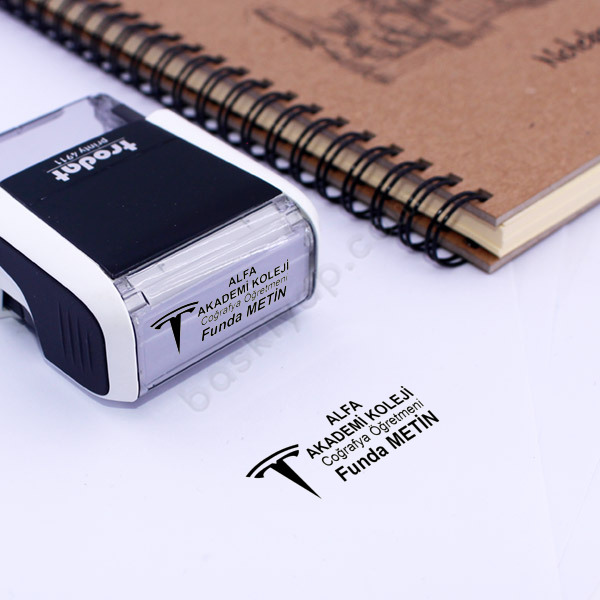 4911 Küçük Boy Firma Kaşesi 2 online tasarla