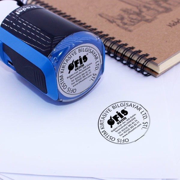 Yuvarlak Firma Kaşesi 4 online tasarla