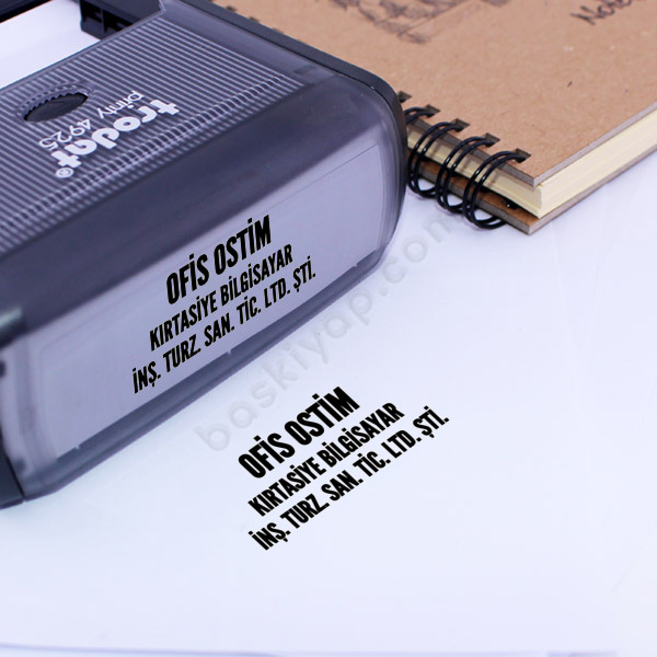 Trodat  Mega Boy Firma Kaşesi 4 online tasarla