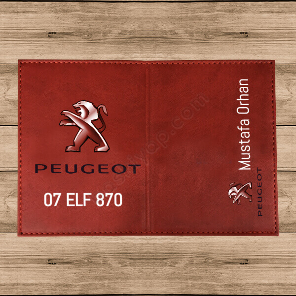 Firma Logolu Termo Deri Ruhsat 2 online tasarla