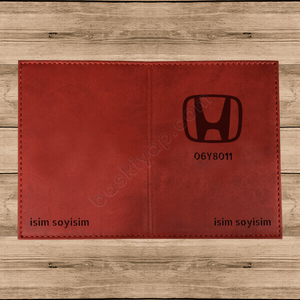 Firma Logolu Termo Deri Ruhsat online tasarla