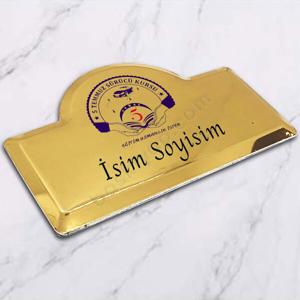 Firma Logolu Yaka İsimliği online tasarla