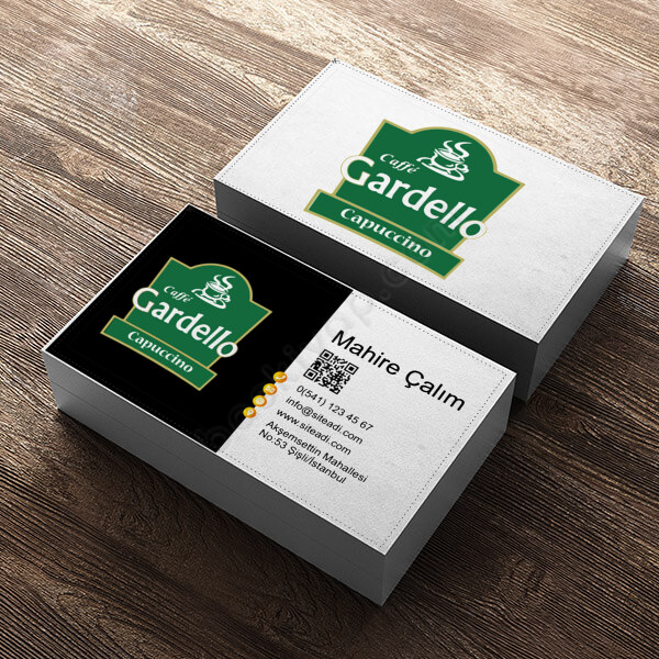 Firmaya Özel Kafe Kartvizit online tasarla