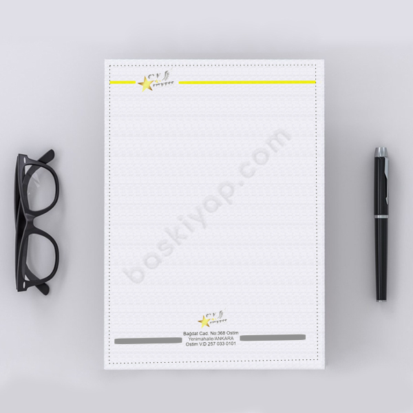 Fıtnes Logolı Antetli Kağıt online tasarla