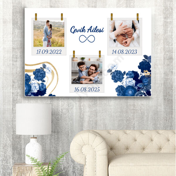 Fotoğraflı Kişiye Özel 35X50 Kanvas Tablo online tasarla