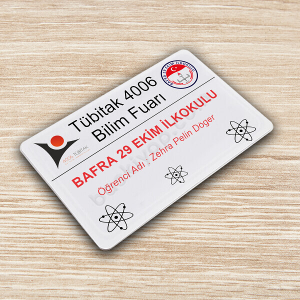 Fuar Yaka Kartı Örneği online tasarla