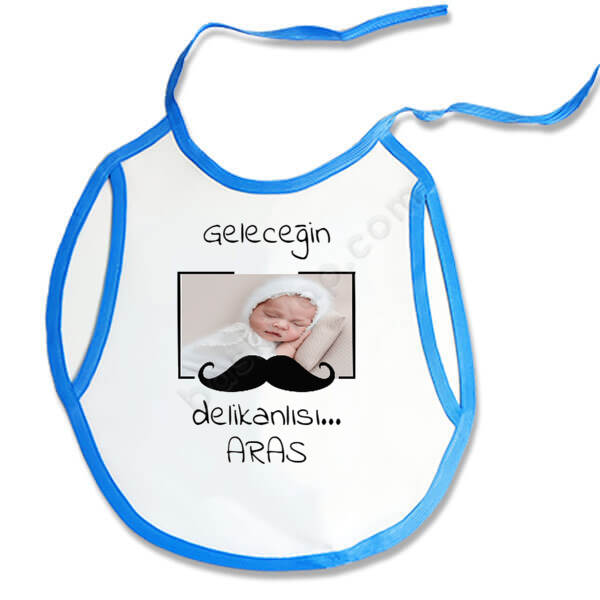 Geleceğin Delikanlısı Tasarımlı Erkek Mama Önlüğü online tasarla