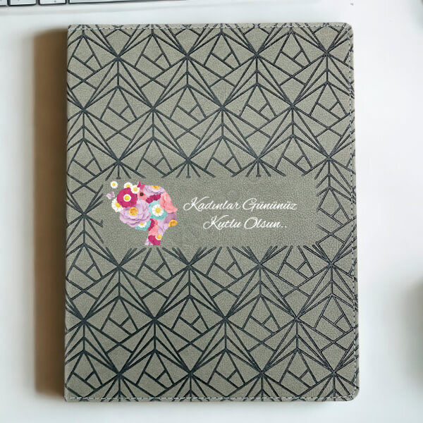 Geometrik Desenli Vizon Defter